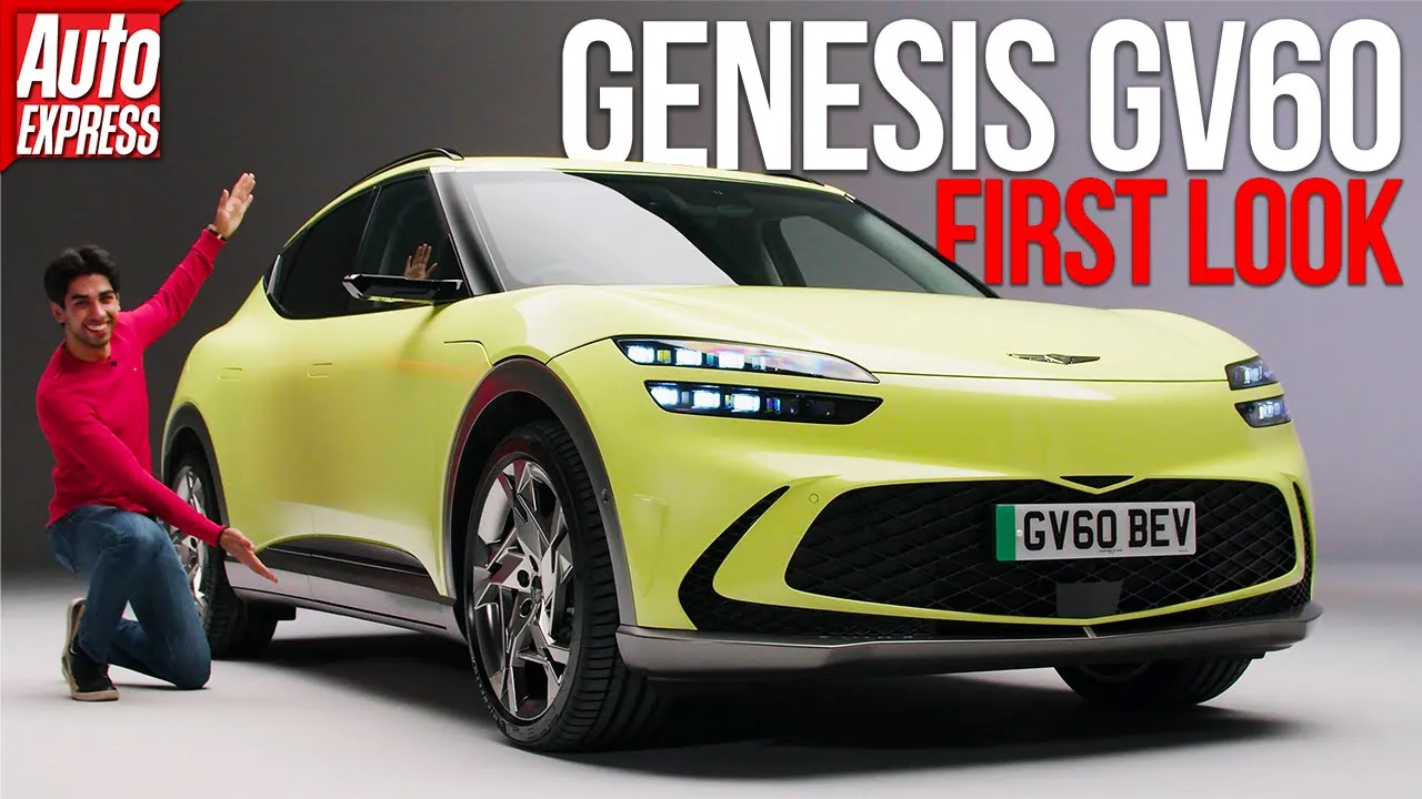 NEW Genesis GV60 first look: the 429bhp Tesla Model Y killer? | Auto Express 4K