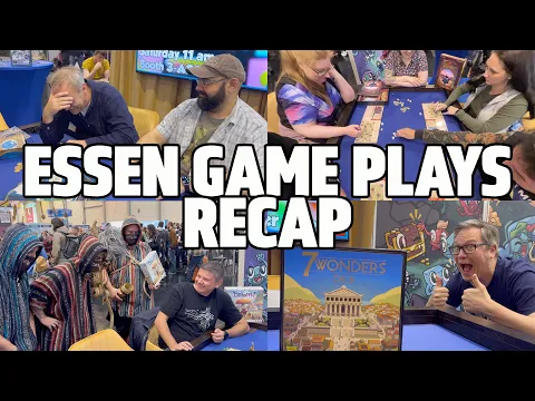 Dice Tower Essen Game Plays Recap