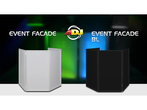 Product video thumbnail for ADJ American DJ Event Facade for DJs - White with Bag