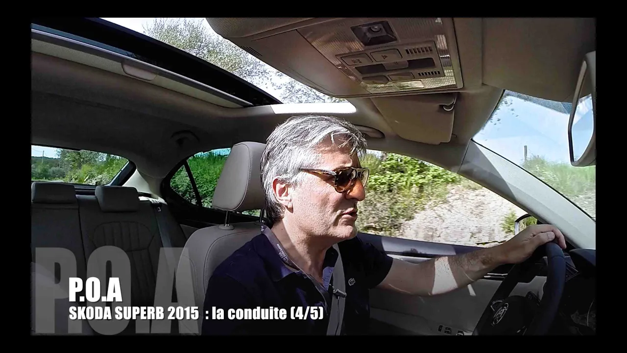 Nouvelle Skoda Superb 2015 : la conduite - Essai 4/5
