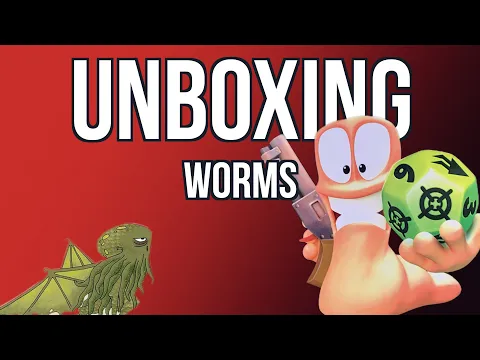Unboxing Worms: The Board Game - Bored Online? Board Offline!
