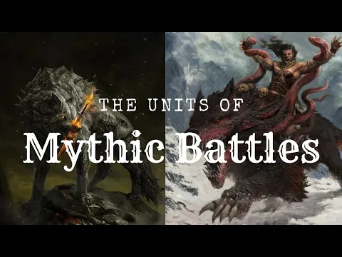 The Units Of Mythic Battles | Fenrir Vs. Hyrrokkin