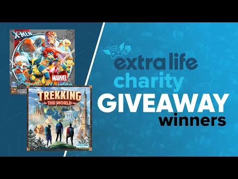 Extra Life Giveaway Winners of Trekking the World and Marvel United X-Men
