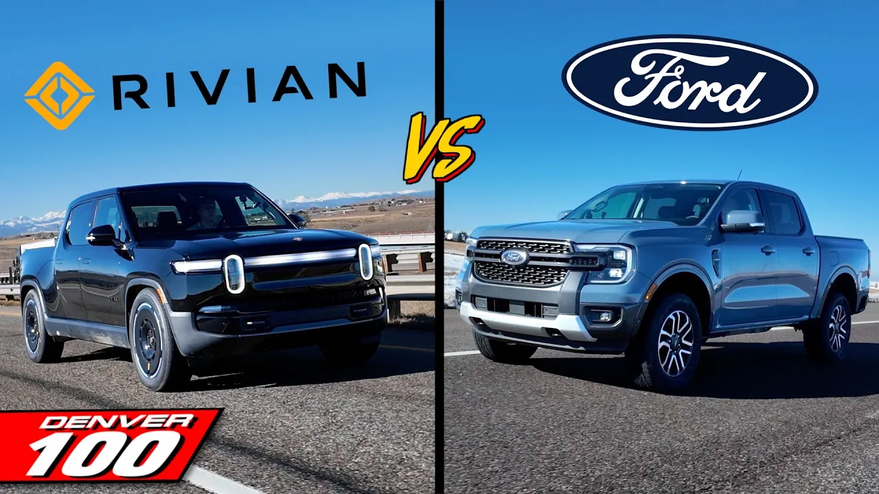Ford Ranger V6 vs Rivian R1T - You’ll Be Surprised Which One Of These Costs More to Fill Up!
