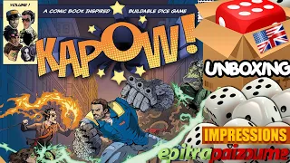 KAPOW! Volume 1 & 2 - Unboxing & First Impressions (EN) | Epitrapaizoume
