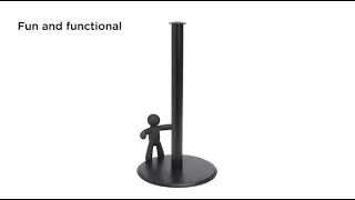 Umbra Buddy Paper Towel Holder, Black product video.