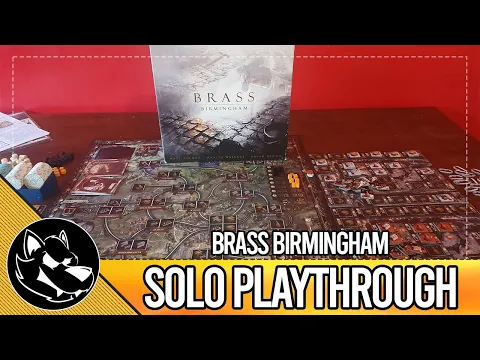 Brass Birmingham | Solo Playthrough and Review | 3 Player Mautoma Variant
