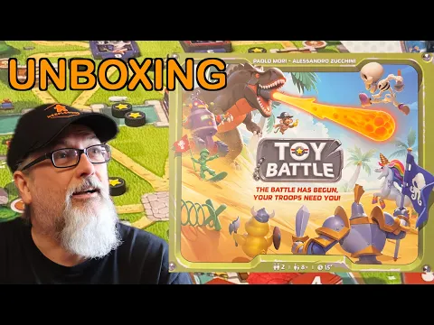 Unboxing Toy Battle | Board Game | Paolo Mori & Alessandro Zucchini | Repos Production Games