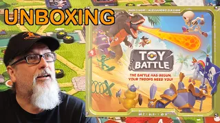Unboxing Toy Battle | Board Game | Paolo Mori & Alessandro Zucchini | Repos Production Games