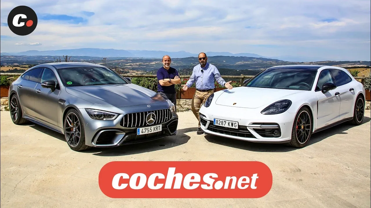 Porsche Panamera Sport Turismo vs Mercedes-AMG GT 63 4p  | Prueba / Review en español | coches.net