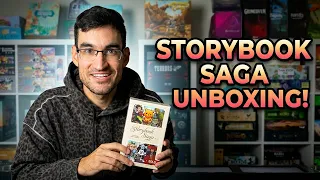 Storybook Saga Gamefound Edition Unboxing | Jake & Cierra React