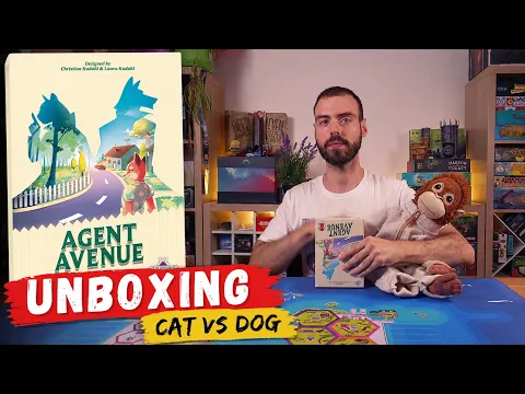 Agent Avenue | Unboxing the Top Light Duel board game?