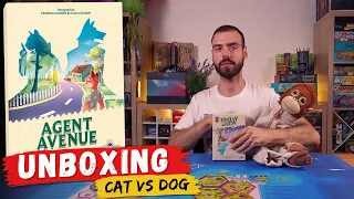 Agent Avenue | Unboxing the Top Light Duel board game?