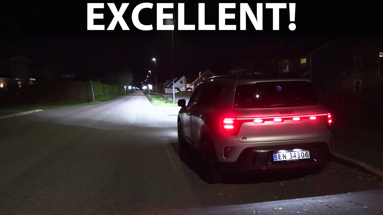 Smart #5 Brabus headlights test