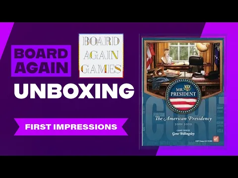 Mr. President (GMT Games) - Unboxing