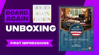 Mr. President (GMT Games) - Unboxing