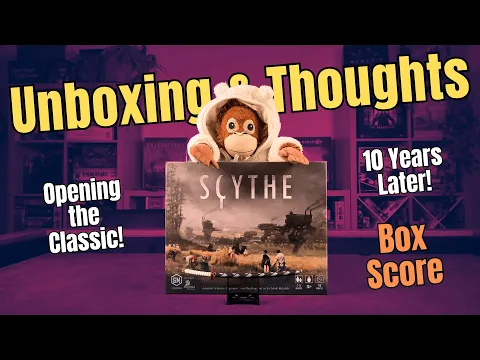 Scythe | Opening the Classic 10 Years Later! | Box Score: Unboxing & Thoughts