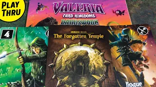 VALERIA CARD KINGDOMS DARKSWORN: The Forgotten Temple  Solo Playthrough