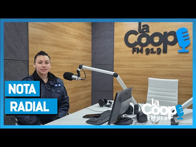 ALERTA POR ESTAFAS - OFICIAL INSP. MARÍA FRESIA MARTÍNEZ- JEFA DE DESTACAMENTO VISITÓ LA COOPE RADIO