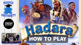 Hadara Board Game – How to Play & Setup (concise rules so you can skip the rulebook )