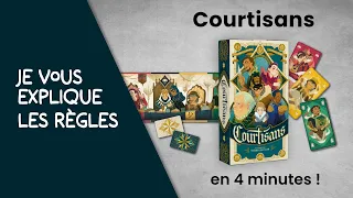 Je vous explique les règles du jeu COURTISANS en moins de 4 minutes!