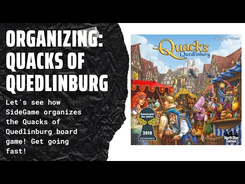 Organizing the Quacks of Quedlinburg (Fully Sleeved with All Expansions and Upgrades) SideGameLLC
