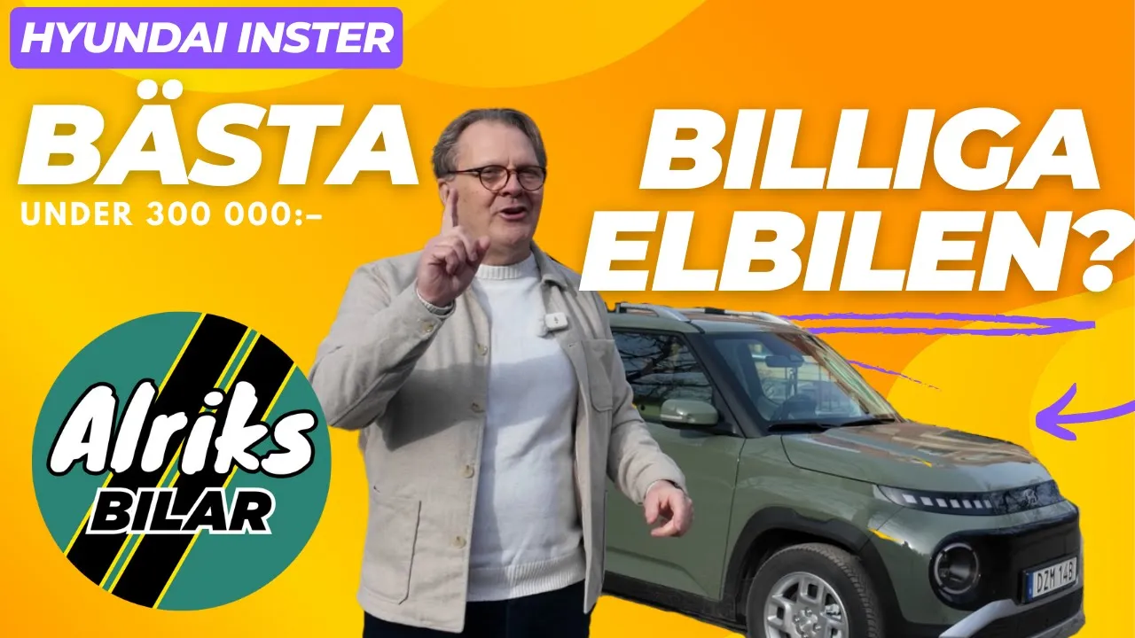 Prov: Bästa billiga elbilen?! Hyundai Inster kostar under 300 000 - men köp den dyraste versionen!