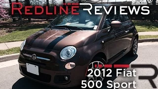 2012 Fiat 500 Sport Review, Walkaround, Exhaust, & Test Drive