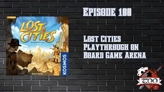 Lost Cities Playthrough on Board Game Arena | Full Gameplay & Strategy Tips