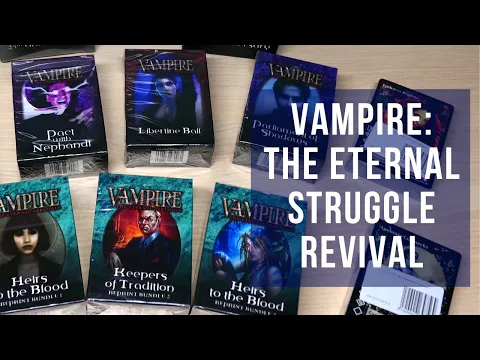 Vampire: The Eternal Struggle Unboxing and Musings