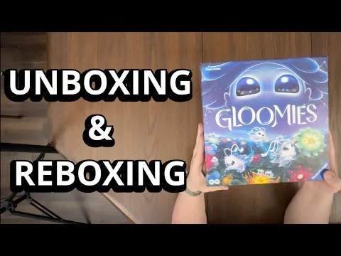 Gloomies - Board Game Unboxing & Reboxing - What's Inside the box?