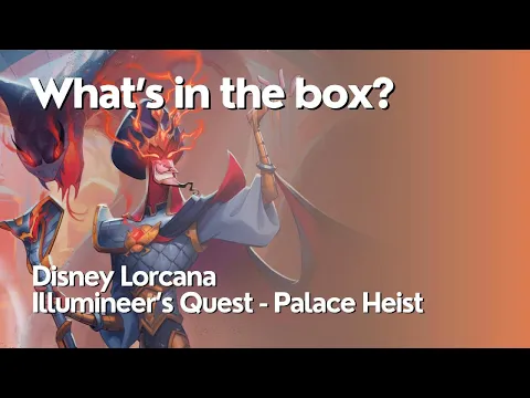 Disney Lorcana Illumineer's Quest - Palace Heist - What's in the Box?