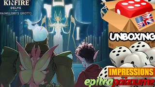 Kinfire Delve Vainglory's Grotto - Unboxing & Impressions (EN) by Epitrapaizoume