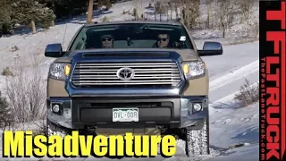Can The Toyota Tundra TRD Off-Road Make It Up a Snowy Cliffhanger?