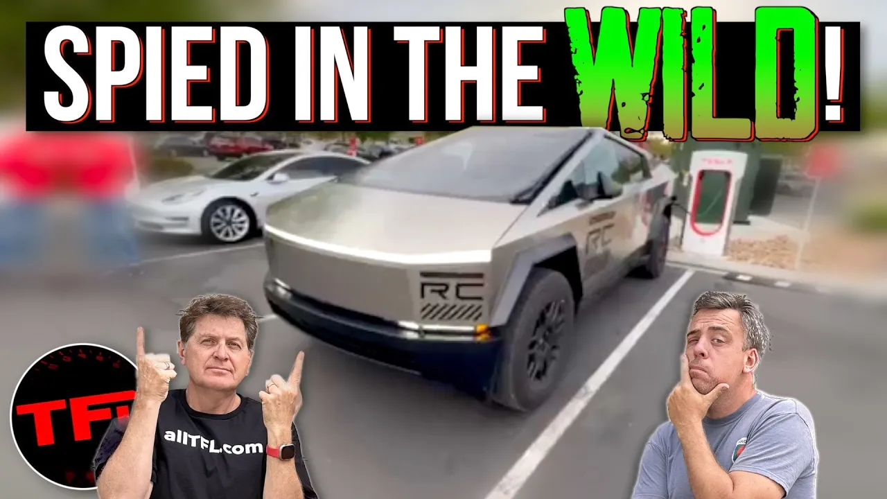 Breaking News - Spied, After YEARS of Waiting, the Tesla Cybertruck Is Finally Almost Here!