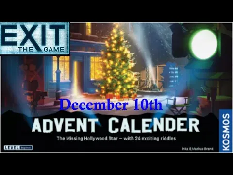 Exit The Game: The Missing Hollywood Star - December 10th