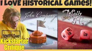 John Company & Molly House Reprint - Kickstarter Critique Review