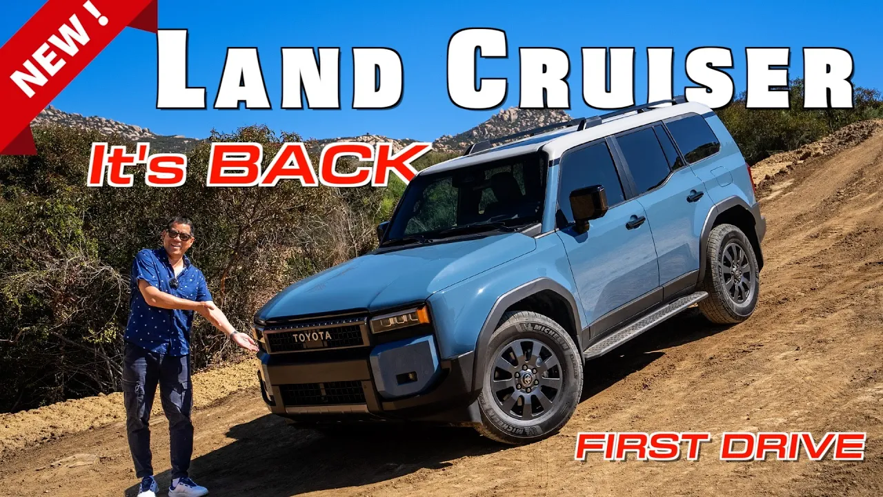 2024 Toyota Land Cruiser FIRST DRIVE REVIEW - It's Back and a Hybrid Now