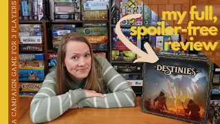 DESTINIES | A Spoiler-Free Review of this RPG, App-Driven Fantasy Game for 3 Players