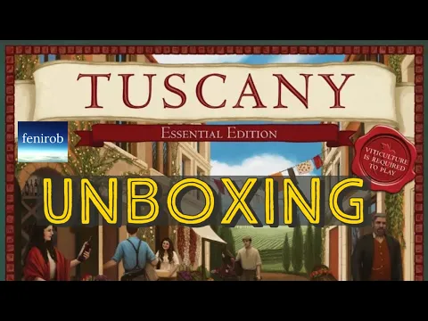 Viticulture Board Game | Tuscany | Essential Edition | Unboxing (No Talking)