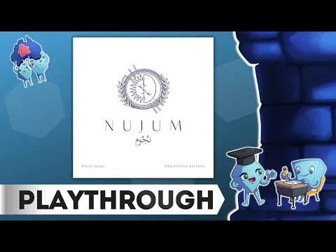 Nujum 💫🔭-  Board Game, Playthrough with Tarrant and Stella