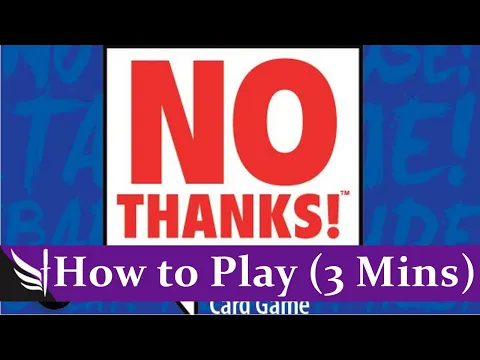 How to play No Thanks! Card Game