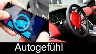 Land Rover Remote Control via iPhone RC Range Rover Sport showcase - Autogefühl