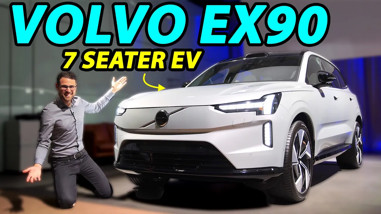Volvo EX90 REVIEW exterior interior of the 7-seater EV