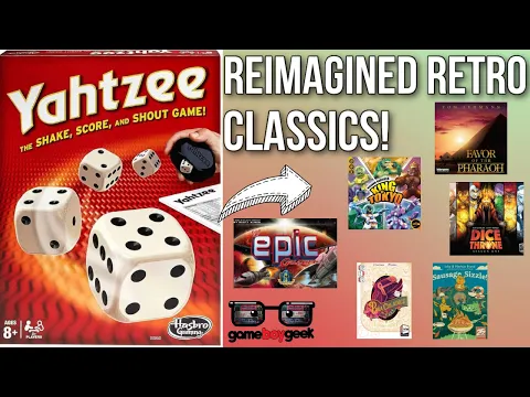Reimagined Retro Board Game Classics - Yahtzee