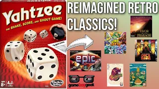 Reimagined Retro Board Game Classics - Yahtzee