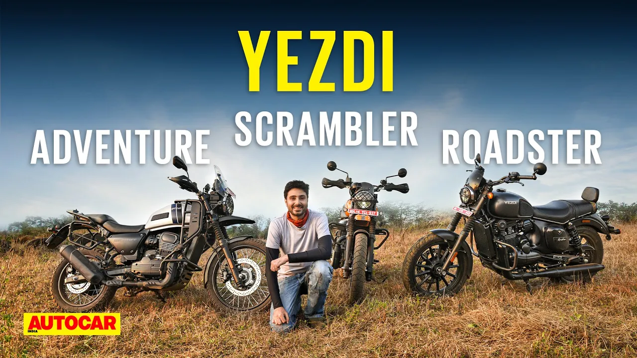 2022 Yezdi Scrambler, Roadster and Adventure review | First Ride | Autocar India