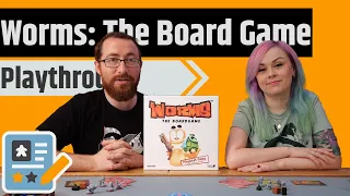 Worms: The Board Game Playthrough - Holy Hand Grenade Batman!