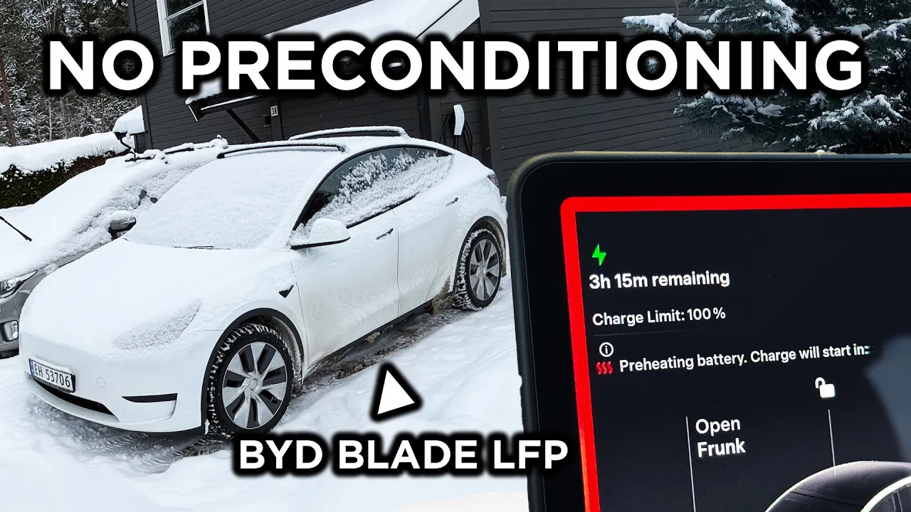 I Deep Froze My Tesla Model Y LFP & Went To Charge! BYD Blade Battery Should Be The Best But...