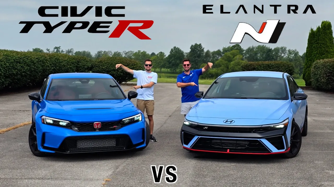 BIG FUN! -- 2025 Hyundai Elantra N vs. Honda Civic Type R: Comparison